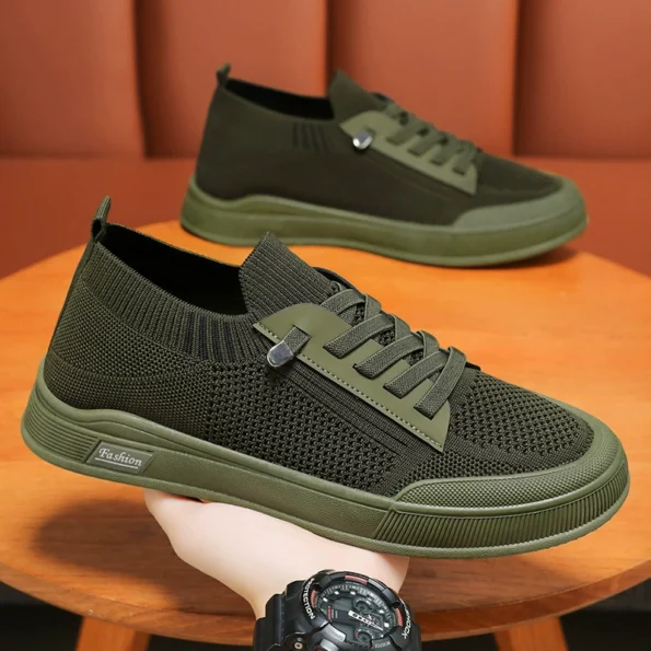 Men’s Shoes 2025: Fashion Casual, Mesh Panel, Soft Bottom, Flat Shoes - Image 9